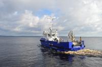 Pilot boat with ice reinforcement 