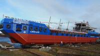 Самоходная грунтоотвозная шаланда проекта НВ-600 «Смелая»